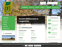 Tablet Screenshot of langeneicke.de